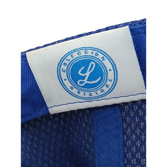 Vintage Tigres del Licey Trucker Hat Royal Blue Basebal Cap Embroidered Logo - Picture 8 of 8